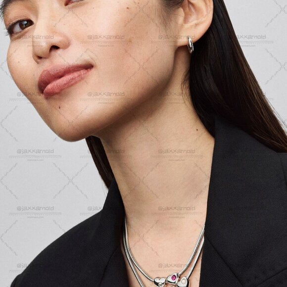 Pandora Engravable Clear Stone Heart Charm - Picture 6 of 6